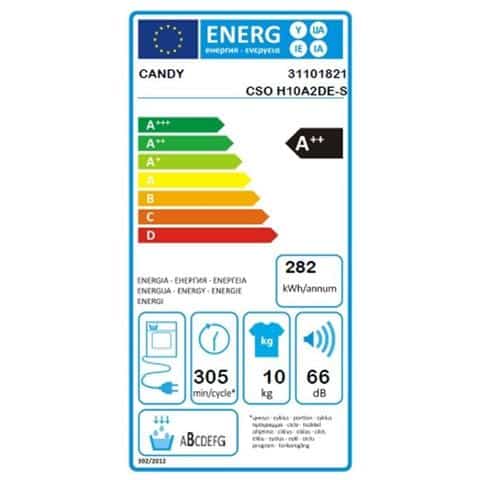 CANDY CSOE H10A2DE-S Asciugatrice 10kg A++WI-Fi