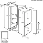 Frigo combinato Electrolux incasso F LowFrost 177X55 LNT3LF18S