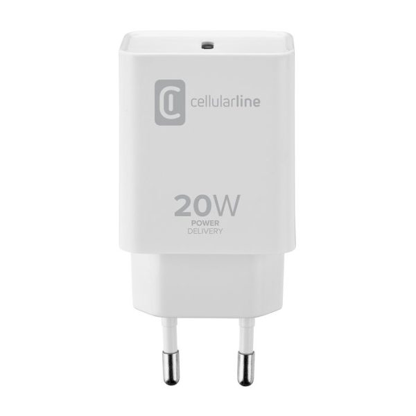 Caricabatterie da rete USB-C Cellular Line 20W