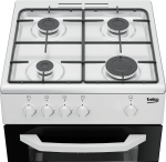 BEKO CSG 42001 FW Cucina 50x50cm Bianca forno a gas