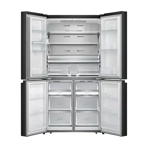 Frigo Hisense 4 porte Inox 579lt 91cm classe F RQ758N4SWF1