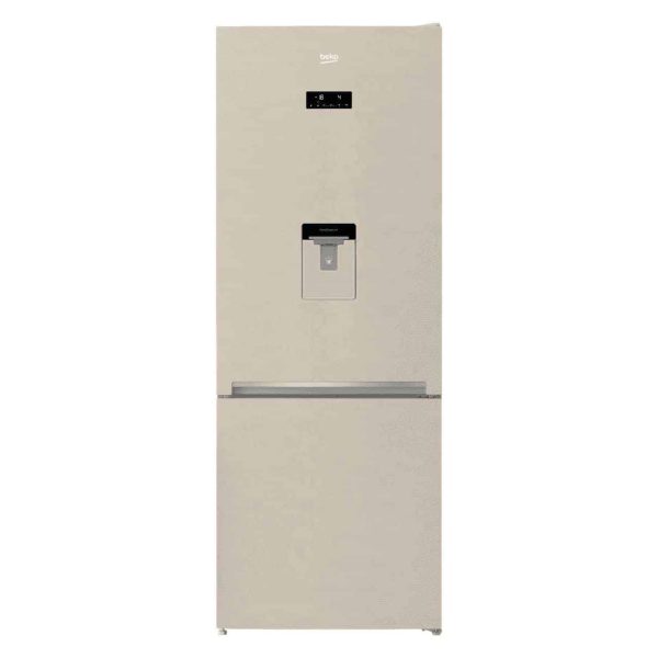 RCNE560E40DBN BEKO Frigo combinato 70cm E sabbia 192cm