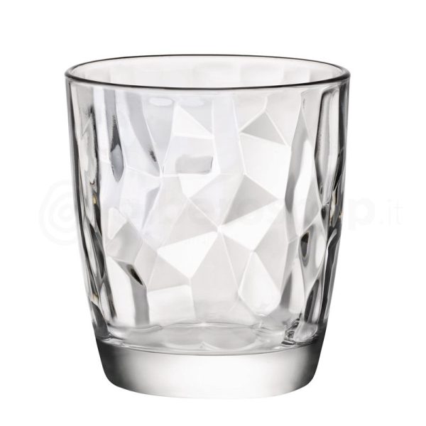 Bicchiere acqua 30 cl Set 3 Pz In Vetro Trasparente Bormioli Rocco Diamond