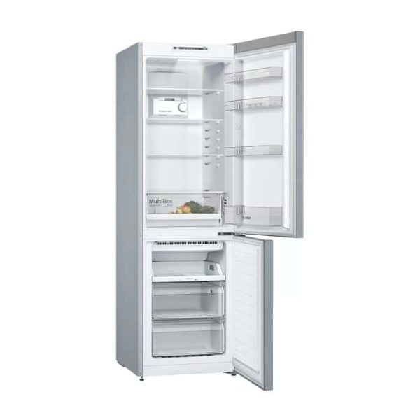 Bosch KGN36NLEA Frigorifero Combinato Serie 2 NoFrost 305 Litri E Inox