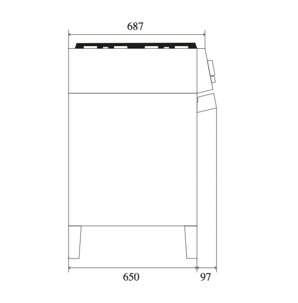 ILVE PM12 Blocco cottura Panoramagic PM128DS3