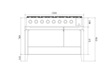 ILVE PM12 Blocco cottura Panoramagic PM128DS3