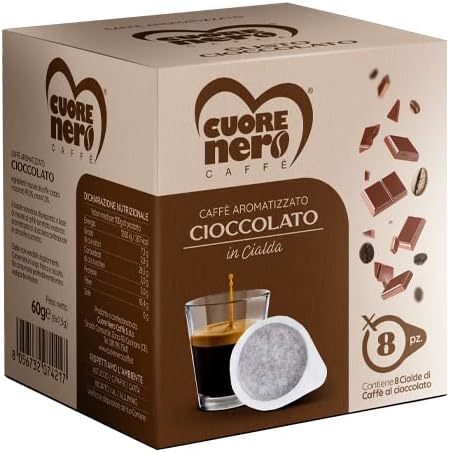 Cuore Nero Caffè Aromatizzati al Ginseng, Nocciola, Cioccolato, Irish Cream, Sambuca