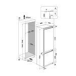 Frigorifero combinato da incasso Hotpoint Ariston F BCB 4010 E O31