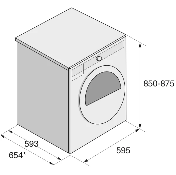 T 608 HX S ASKO Asciugatrice  8 KG A+++ a vapore ACCIAIO INOX