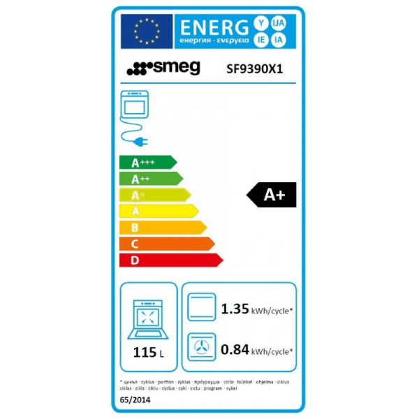 SMEG SF9390X1 Forno inox 90 cm 115lt